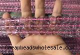 CFL1497 15.5 inches 8mm round purple fluorite gemstone beads