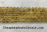 CFL1510 15.5 inches 10mm round yellow fluorite gemstone beads