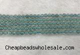 CFL1514 15.5 inches 4mm round blue fluorite gemstone beads