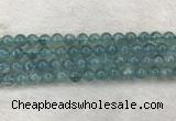 CFL1516 15.5 inches 8mm round blue fluorite gemstone beads