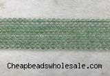 CFL1521 15.5 inches 4mm round green fluorite gemstone beads