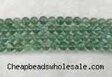 CFL1524 15.5 inches 10mm round green fluorite gemstone beads