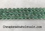 CFL1525 15.5 inches 12mm round green fluorite gemstone beads