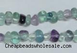 CFL330 15.5 inches 6*9mm nugget natural fluorite beads