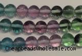 CFL552 15.5 inches 8mm round fluorite gemstone beads wholesale