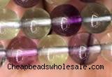 CFL587 15.5 inches 8mm round AAAAA grade fluorite gemstone beads