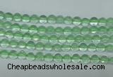 CFL610 15.5 inches 4mm round A grade green fluorite beads wholesale