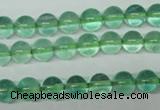 CFL612 15.5 inches 8mm round A grade green fluorite beads wholesale