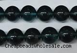 CFL674 15.5 inches 12mm round A grade blue fluorite beads wholesale