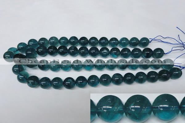 CFL675 15.5 inches 14mm round A grade blue fluorite beads wholesale