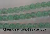 CFL852 15.5 inches 8mm round green fluorite gemstone beads