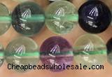 CFL920 15.5 inches 8mm round fluorite gemstone beads