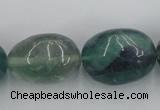 CFL955 15.5 inches 20*26mm nuggets natural fluorite beads wholesale