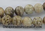 CFS04 15.5 inches 14mm round natural feldspar gemstone beads