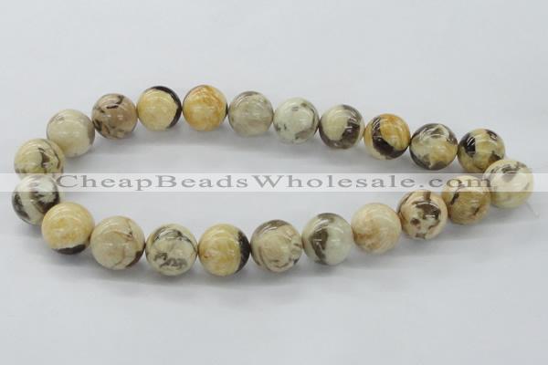 CFS06 15.5 inches 18mm round natural feldspar gemstone beads