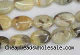 CFS210 15.5 inches 12*16mm oval natural feldspar gemstone beads