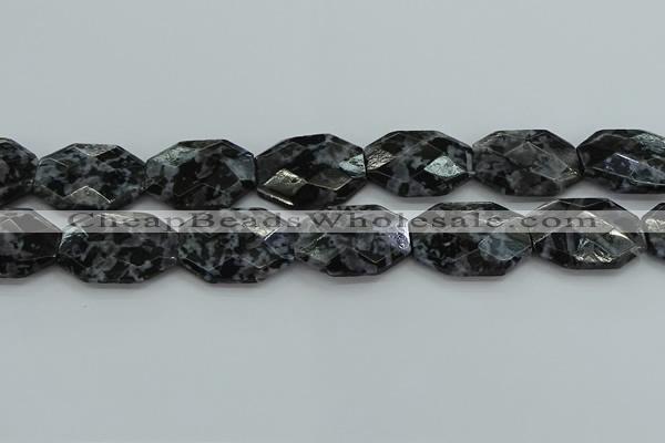 CFS331 15.5 inches 25*35mm faceted freeform feldspar gemstone beads