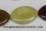 CFW139 15.5 inches 22*30mm marquise flower jade gemstone beads