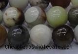 CFW16 15.5 inches 14mm round flower jade beads wholesale