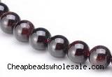 CGA01 8mm round natural garnet gemstone beads Wholesale