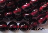 CGA357 15 inches 4mm round natural red garnet beads wholesale