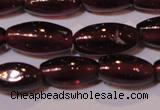 CGA372 15 inches 4*7mm rice natural red garnet beads wholesale