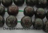 CGA552 15.5 inches 8mm round red green garnet gemstone beads