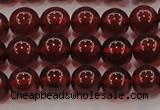 CGA608 15.5 inches 7mm AA grade round natural orange garnet beads