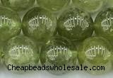 CGA852 15 inches 10mm round green garnet beads