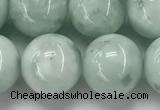 CGA904 15.5 inches 12mm round green angel skin gemstone beads