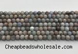 CGA920 15.5 inches 6mm faceted round blue angel skin beads wholesale