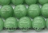 CGA931 15 inches 8mm round green angel skin beads