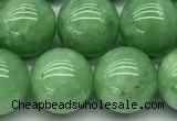 CGA932 15 inches 10mm round green angel skin beads