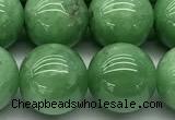 CGA933 15 inches 12mm round green angel skin beads