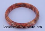 CGB206 Inner diameter 60mm fashion dyed imperial jasper gemstone bangle