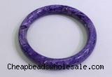 CGB2584 Inner diameter 60mm fashion charoite gemstone bracelet