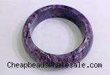 CGB2585 Inner diameter 60mm fashion charoite gemstone bracelet