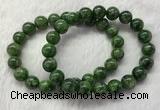 CGB2618 7.5 inches 10mm round diopside quartz beaded bracelets