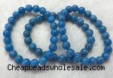 CGB2622 7.5 inches 8mm round natural apatite beaded bracelets