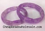 CGB2637 7.5 inches 14*21mm lavender amethyst bracelets wholesale