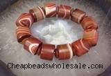 CGB3016 7.5 inches 13*16mm - 15*19mm tube agate bracelet