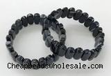 CGB3114 7.5 inches 8*15mm oval agate gemstone bracelets