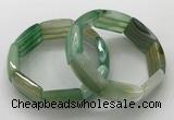 CGB3205 7.5 inches 18*29mm agate gemstone bracelets wholesale