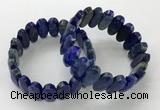 CGB3322 7.5 inches 10*20mm faceted oval lapis lazuli bracelets