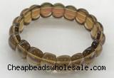 CGB3366 7.5 inches 10*15mm oval synthetic moonstone bracelets