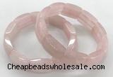 CGB3401 7.5 inches 15*21mm rose quartz bracelets wholesale