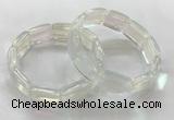 CGB3404 7.5 inches 15*21mm synthetic moonstone bracelets