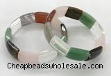 CGB3405 7.5 inches 15*21mm mixed gemstone bracelets