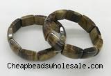 CGB3411 7.5 inches 15*21mm yellow tiger eye gemstone bracelets