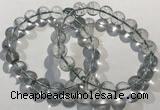 CGB4043 7.5 inches 10mm round green phantom quartz beaded bracelets